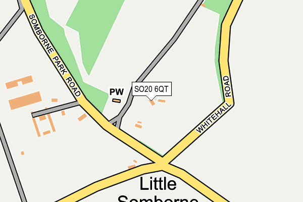 SO20 6QT map - OS OpenMap – Local (Ordnance Survey)