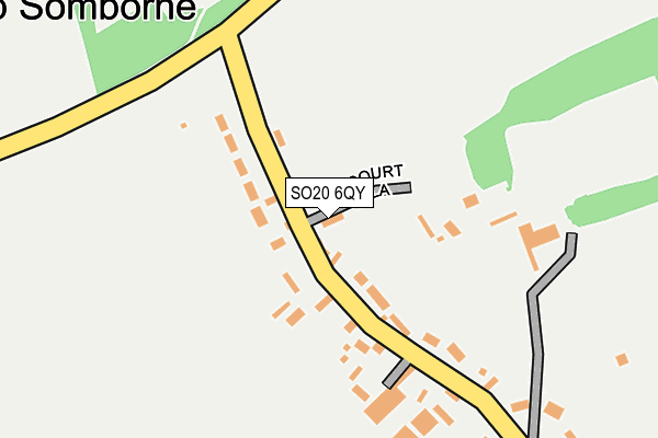 SO20 6QY map - OS OpenMap – Local (Ordnance Survey)