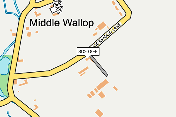 SO20 8EF map - OS OpenMap – Local (Ordnance Survey)