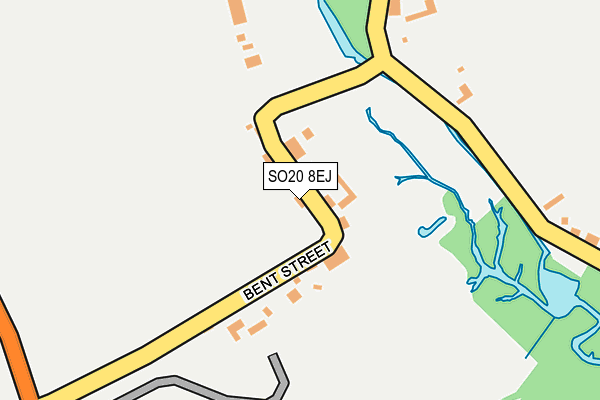 SO20 8EJ map - OS OpenMap – Local (Ordnance Survey)