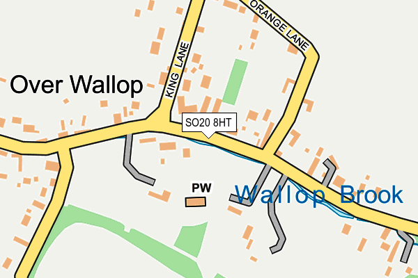 SO20 8HT map - OS OpenMap – Local (Ordnance Survey)