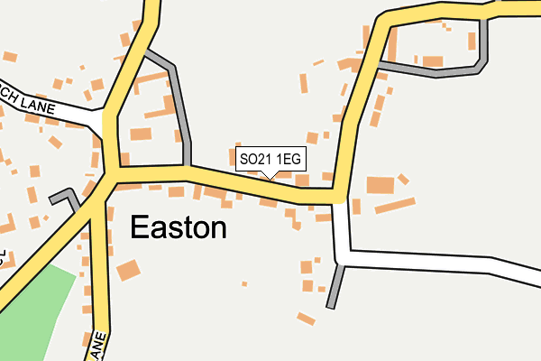 SO21 1EG map - OS OpenMap – Local (Ordnance Survey)