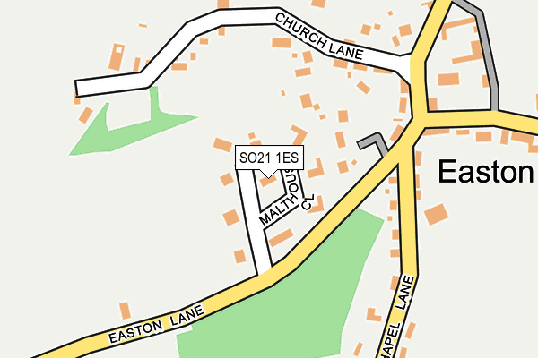 SO21 1ES map - OS OpenMap – Local (Ordnance Survey)