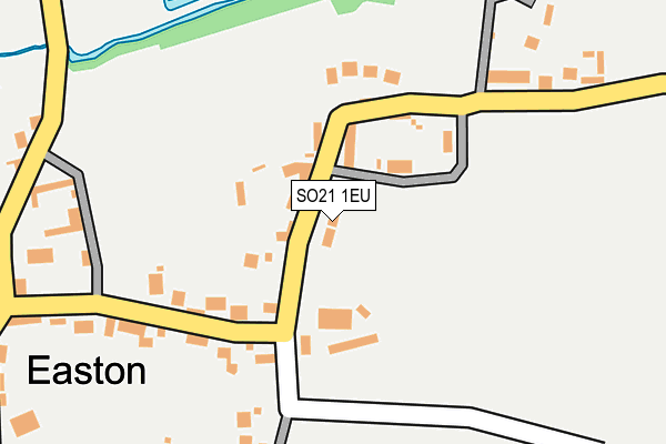 SO21 1EU map - OS OpenMap – Local (Ordnance Survey)