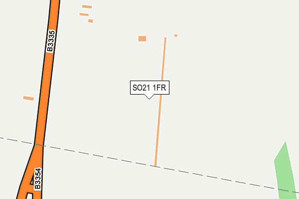 SO21 1FR map - OS OpenMap – Local (Ordnance Survey)