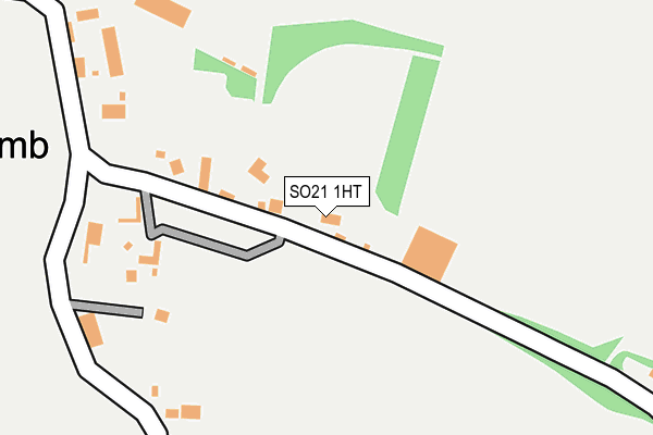 SO21 1HT map - OS OpenMap – Local (Ordnance Survey)