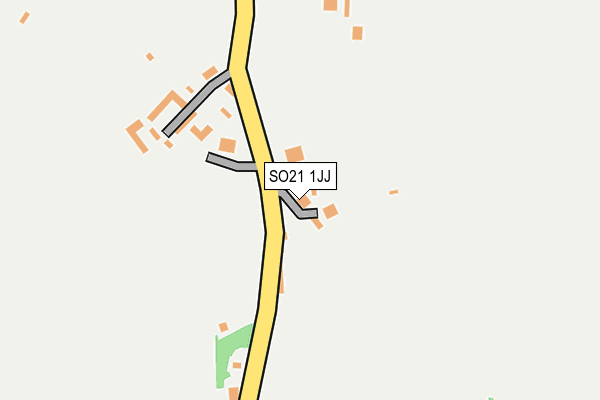 SO21 1JJ map - OS OpenMap – Local (Ordnance Survey)