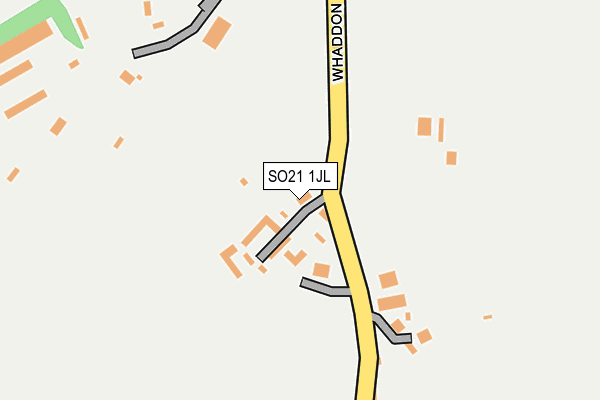 SO21 1JL map - OS OpenMap – Local (Ordnance Survey)