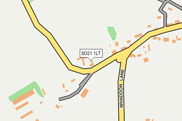 SO21 1LT map - OS OpenMap – Local (Ordnance Survey)