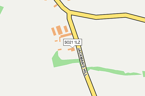 SO21 1LZ map - OS OpenMap – Local (Ordnance Survey)
