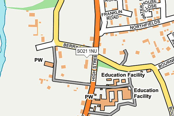 Map of THE TWYFORD CLINIC LTD at local scale