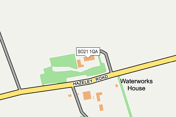 SO21 1QA map - OS OpenMap – Local (Ordnance Survey)