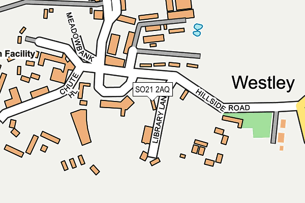 SO21 2AQ map - OS OpenMap – Local (Ordnance Survey)