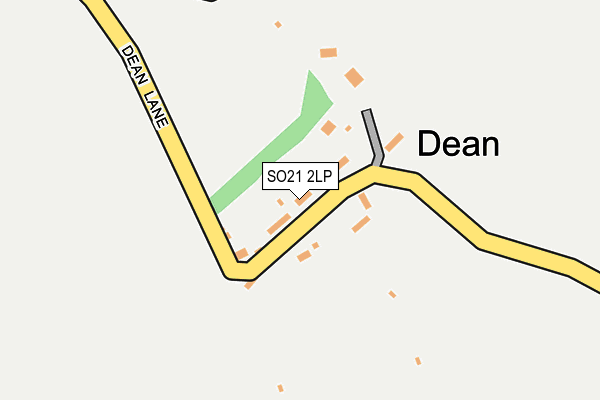 SO21 2LP map - OS OpenMap – Local (Ordnance Survey)