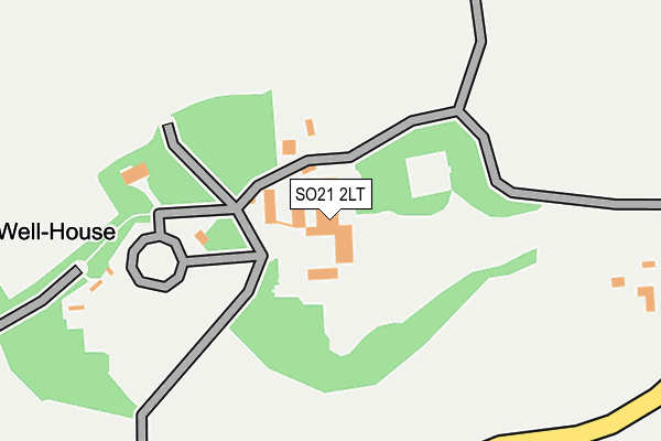 SO21 2LT map - OS OpenMap – Local (Ordnance Survey)