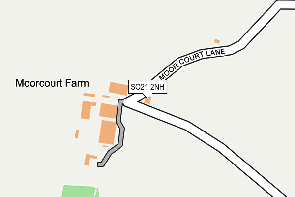 SO21 2NH map - OS OpenMap – Local (Ordnance Survey)