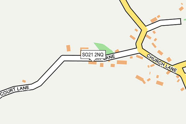 SO21 2NQ map - OS OpenMap – Local (Ordnance Survey)