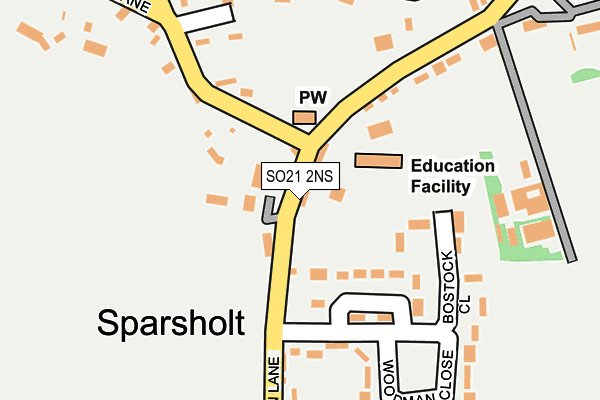 Map of 43 WINSLOW ROAD LIMITED at local scale