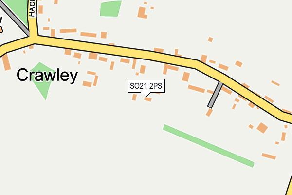 SO21 2PS map - OS OpenMap – Local (Ordnance Survey)