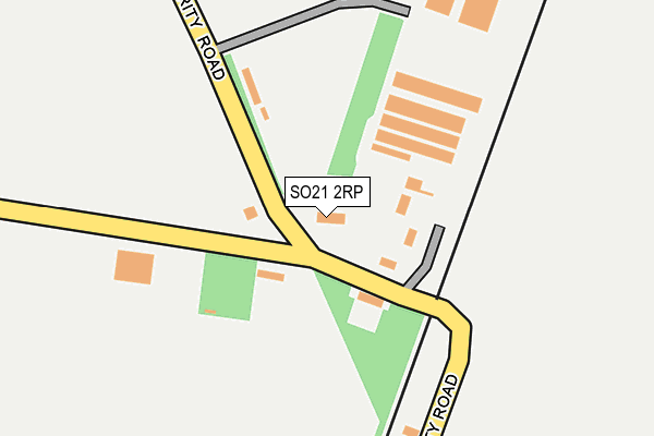 SO21 2RP map - OS OpenMap – Local (Ordnance Survey)