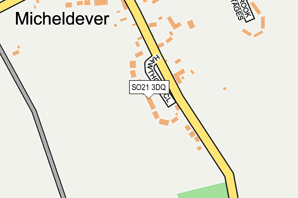 SO21 3DQ map - OS OpenMap – Local (Ordnance Survey)