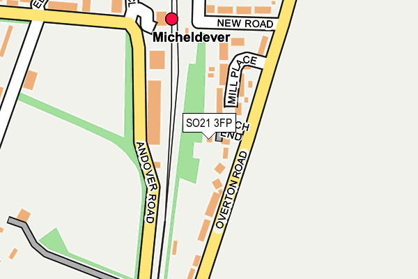 SO21 3FP map - OS OpenMap – Local (Ordnance Survey)