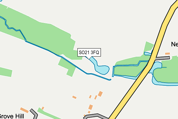 SO21 3FQ map - OS OpenMap – Local (Ordnance Survey)