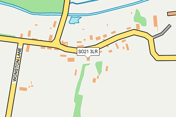 SO21 3LR map - OS OpenMap – Local (Ordnance Survey)