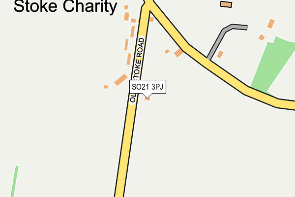 SO21 3PJ map - OS OpenMap – Local (Ordnance Survey)