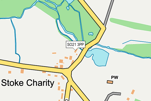 SO21 3PP map - OS OpenMap – Local (Ordnance Survey)