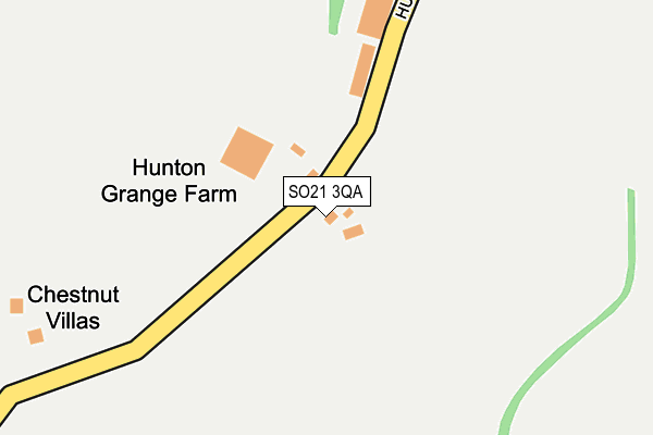 SO21 3QA map - OS OpenMap – Local (Ordnance Survey)