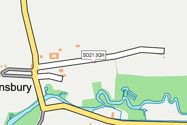 SO21 3QH map - OS OpenMap – Local (Ordnance Survey)