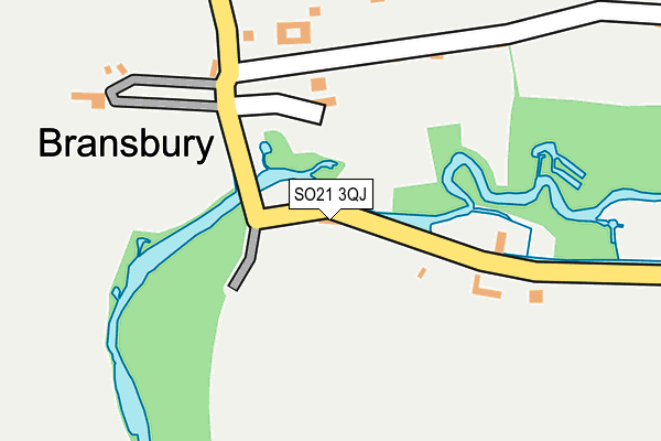 SO21 3QJ map - OS OpenMap – Local (Ordnance Survey)