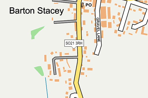 SO21 3RH map - OS OpenMap – Local (Ordnance Survey)