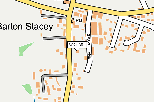 SO21 3RL map - OS OpenMap – Local (Ordnance Survey)