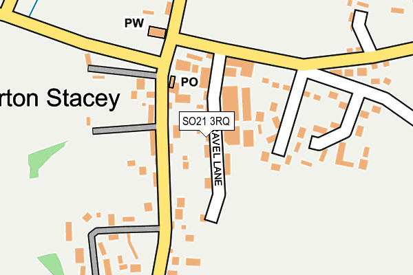 SO21 3RQ map - OS OpenMap – Local (Ordnance Survey)