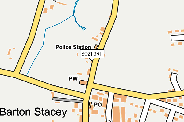 SO21 3RT map - OS OpenMap – Local (Ordnance Survey)