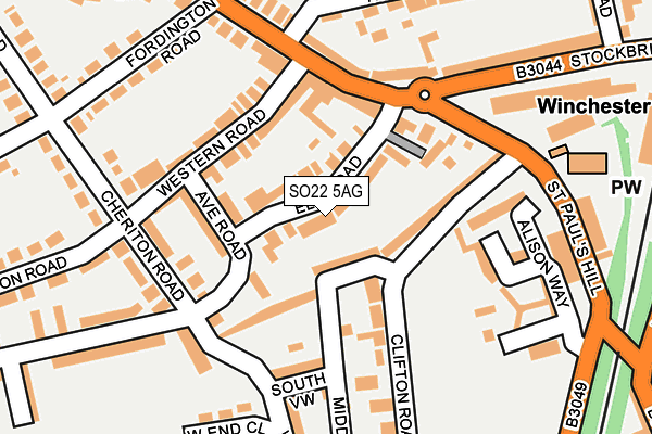 Map of CALIBURN HOMES LIMITED at local scale