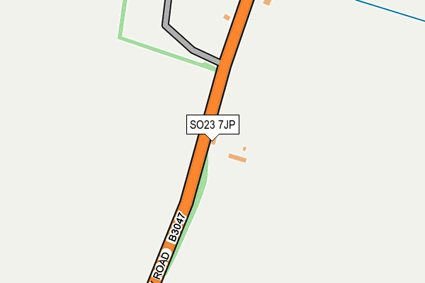 SO23 7JP map - OS OpenMap – Local (Ordnance Survey)