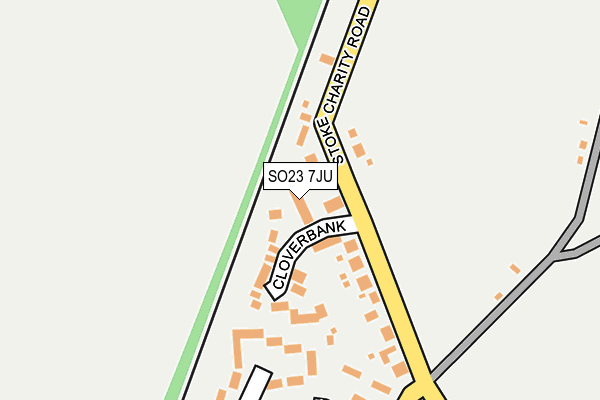 SO23 7JU map - OS OpenMap – Local (Ordnance Survey)