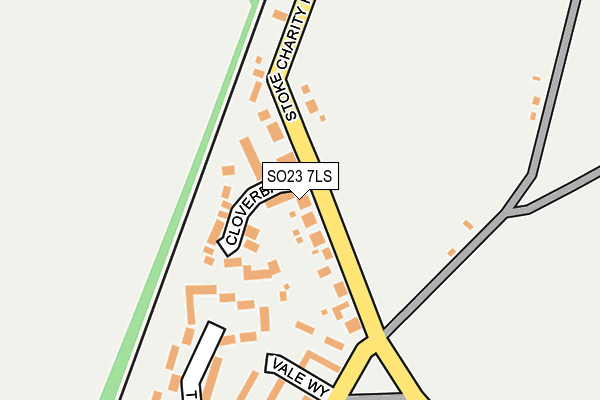 SO23 7LS map - OS OpenMap – Local (Ordnance Survey)