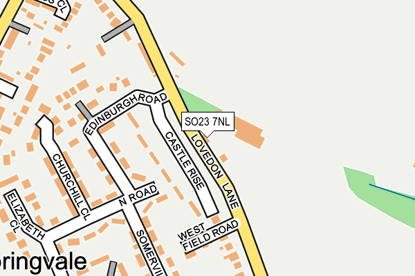 SO23 7NL map - OS OpenMap – Local (Ordnance Survey)