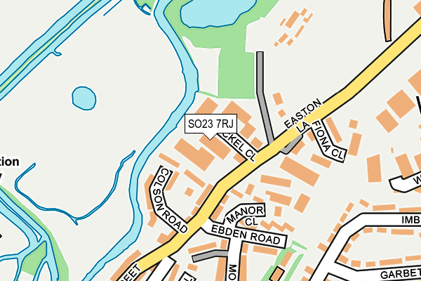 SO23 7RJ map - OS OpenMap – Local (Ordnance Survey)