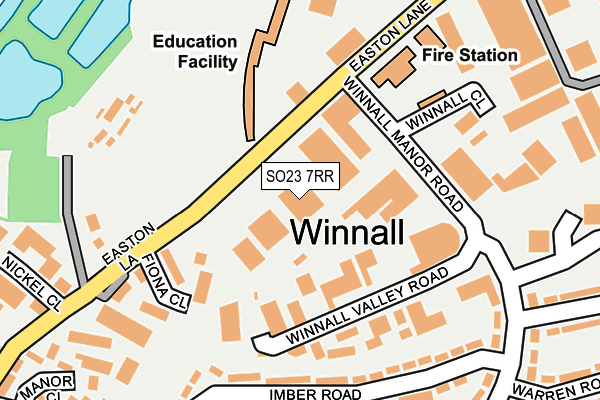 SO23 7RR map - OS OpenMap – Local (Ordnance Survey)