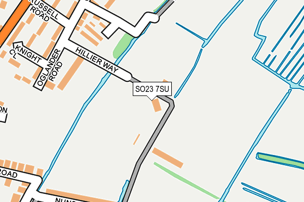 SO23 7SU map - OS OpenMap – Local (Ordnance Survey)