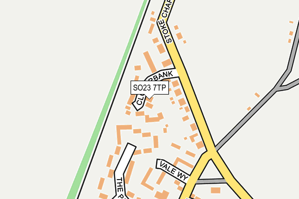 SO23 7TP map - OS OpenMap – Local (Ordnance Survey)