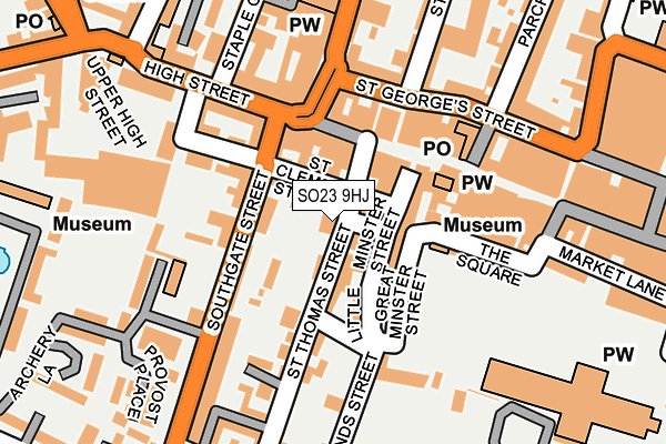 Map of NEWLYNS LLP at local scale