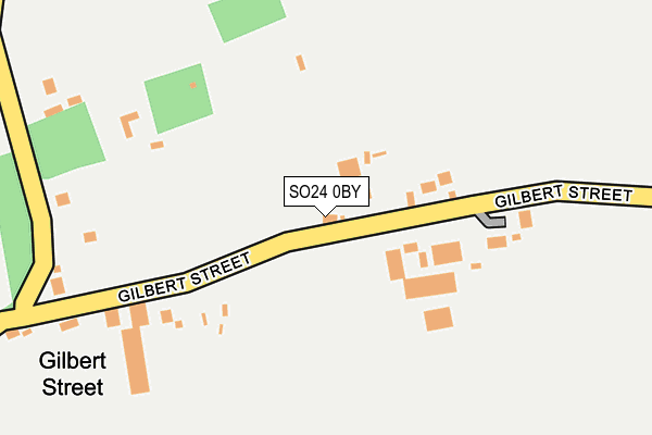 SO24 0BY map - OS OpenMap – Local (Ordnance Survey)