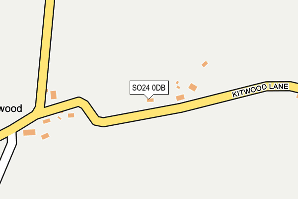 SO24 0DB map - OS OpenMap – Local (Ordnance Survey)