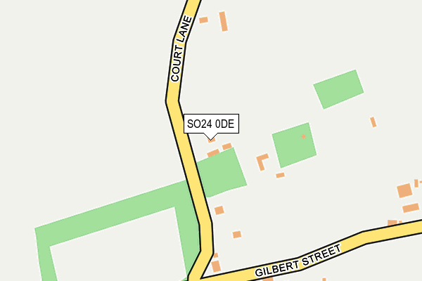 SO24 0DE map - OS OpenMap – Local (Ordnance Survey)